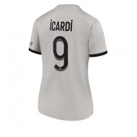 Paris Saint-Germain Mauro Icardi #9 Udebanetrøje Dame 2022-23 Kortærmet